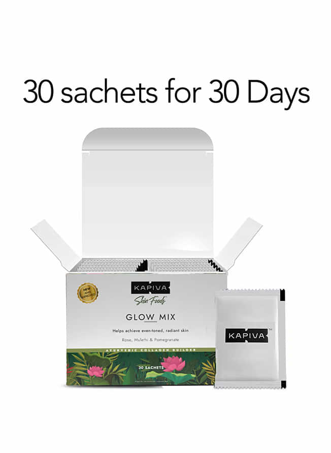Get the power of multiple natural ingredients to fade pigmentation in one sachet every day. Start your journey with 30 sachets in the first month.